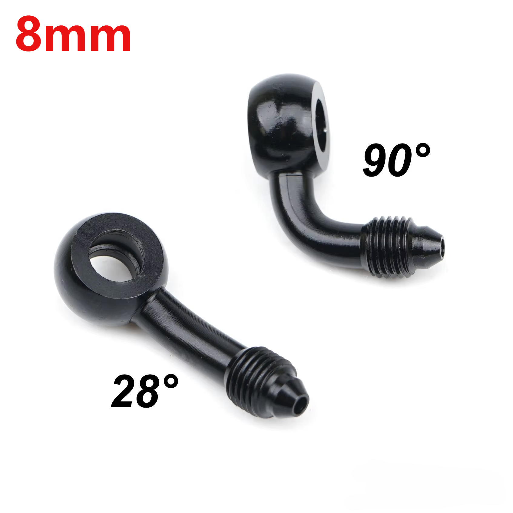Motorcycle Brake Cable - M8 Alüminyum Alaşımlı Hidrolik Takviyeli Fren